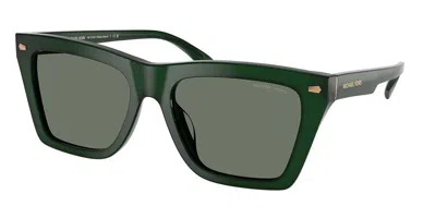 Michael Kors Mk2225u Pebble Beach 40083h Men's Sunglasses Green Size 56