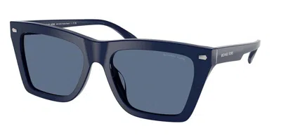 Michael Kors Mk2225u Pebble Beach 400980 Men's Sunglasses Blue Size 56