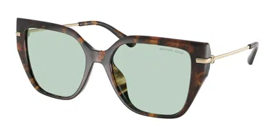 Michael Kors Mk2231u St. Barths 3006m1 Occhiali Da Sole Tartarugatishell Per Donna In Green