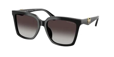 Michael Kors Mk2256u Menaggio 30058g Women's Sunglasses Black Size 53 In Gray