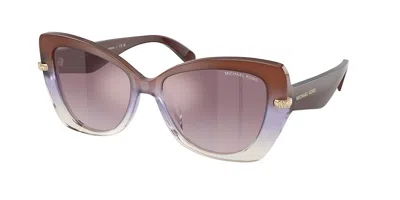 Michael Kors Mk2258u Atlanta 40366x Women's Sunglasses Brown Size 55