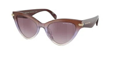 Michael Kors Mk2259u Roanoke 40366x Women's Sunglasses Brown Size 52 In Blue