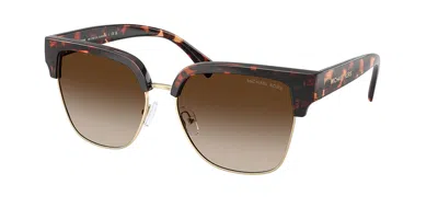Michael Kors Mk2262 St. Eustatius 300613 Women's Sunglasses Gold Size 56 In Green