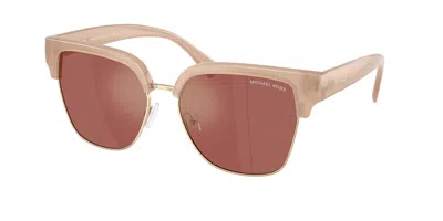 Michael Kors Mk2262 St. Eustatius 4038e4 Women's Sunglasses Brown Size 56 In Gold