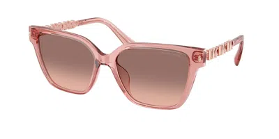 Michael Kors Mk2263u Piedmont 310113 Women's Sunglasses Pink Size 56 In Neutral
