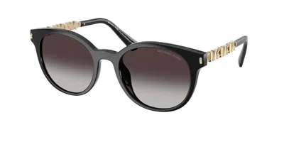 Michael Kors Mk2264u Pienza 30058g Women's Sunglasses Black Size 53 In Green