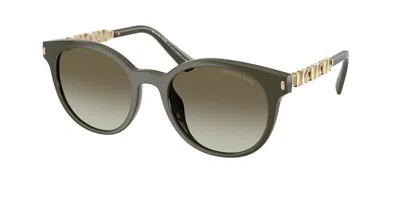 Michael Kors Mk2264u Pienza 39023m Women's Sunglasses Green Size 53 In Brown