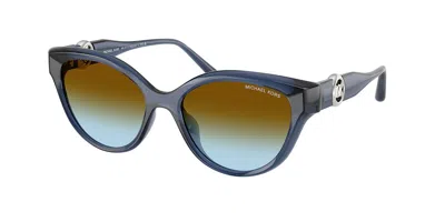 Michael Kors Mk2271u Nagoya 30025d Women's Sunglasses Blue Size 53