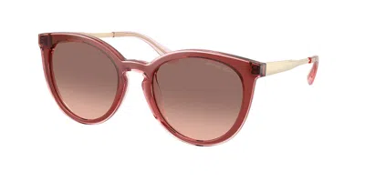 Michael Kors Mk2274u Tarifa 391313 Women's Sunglasses Pink Size 53 In Red