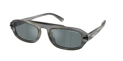 Michael Kors Mk2279u Watch Hill 40476g Men's Sunglasses Grey Size 55 In Gray