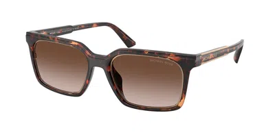 Michael Kors Mk2282u Honolulu 300613 Men's Sunglasses Tortoiseshell Size 55 In Brown