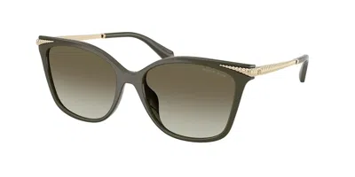 MICHAEL KORS MK2295U ANDERMATT 39028E WOMEN’S SUNGLASSES GREEN SIZE 55