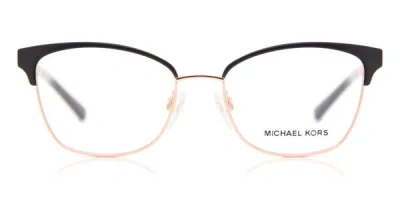 Michael Kors Mk3012 Adrianna Iv Women's Glasses, Black, Size 51 In Gold