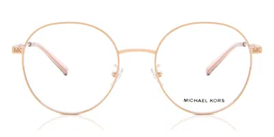 Michael Kors Mk3055 Genoa 1108 Women's Glasses Rose-gold Size 54 - Free Lenses - Blue Light Block Available In White
