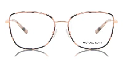 Michael Kors Mk3065j Empire Square 3 Women's Glasses, Tortoiseshell, Size 54 In Neutral