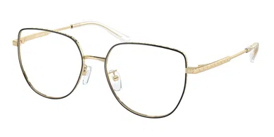 Michael Kors Mk3075d Jaipur Asian Fit Women's Glasses, Gold, Size 55 In Black