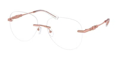 Michael Kors Mk3077 Kyoto Women's Glasses, Gold, Size 56 In Purple