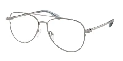 Michael Kors Mk3089 Sao Paulo 1002 Occhiali Da Vista Gunmetal Per Donna (solo Montatura) In Gray