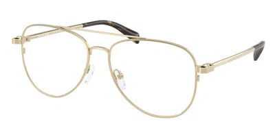 Michael Kors Mk3089 Sao Paulo 1014 Occhiali Da Vista Oro Per Donna (solo Montatura) In Gold