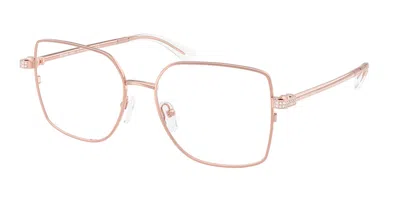 Michael Kors Mk3091b Ravello Women's Glasses, Gold, Size 54 In Pink