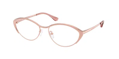 Michael Kors Mk3095 Santa Fe Women's Glasses, Gold, Size 55 In Pink
