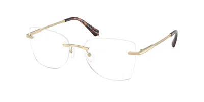 Michael Kors Mk3099 Nags Head Women's Glasses, Gold, Size 53