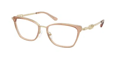 Michael Kors Mk3102 Myrtle Beach Women's Glasses, Brown, Size 54 In Neutral