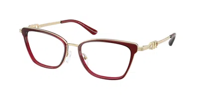 Michael Kors Mk3102 Myrtle Beach Women's Glasses, Burgundy, Size 49 In Red