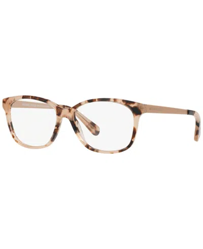 Michael Kors Mk4035 Ambrosine Women's Rectangle Eyeglasses In Pink Tort