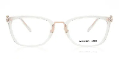 Michael Kors Mk4054 Captiva Women's Glasses, Clear, Size 52 In Transparent