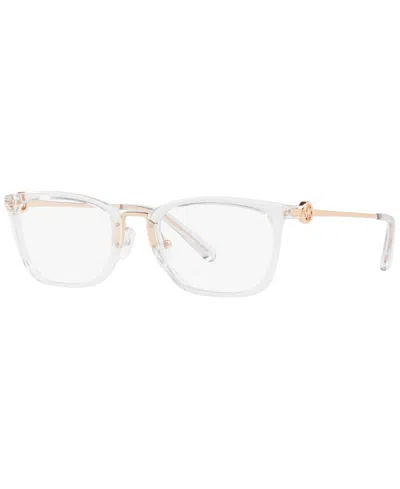 Michael Kors Mk4054 Unisex Rectangle Eyeglasses In Crystal
