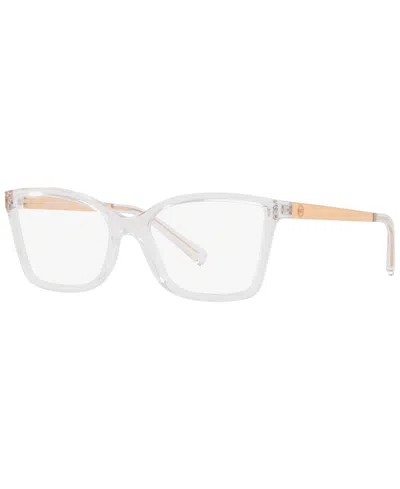 Michael Kors Mk4058 Women's Rectangle Eyeglasses In Crystal