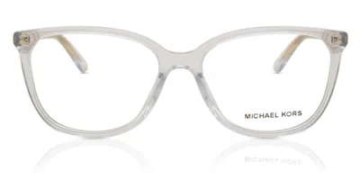 Michael Kors Mk4067u Santa Clara Women's Glasses, Clear, Size 53 In White