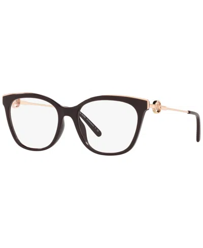 Michael Kors Mk4076u Rome Women's Square Eyeglasses In Cordovan