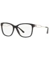Michael Kors Mk4088 Sitka Women's Square Eyeglasses In Brown Signature Pvc