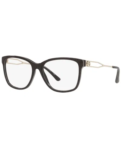 Michael Kors Mk4088 Sitka Women's Square Eyeglasses In Brown Signature Pvc