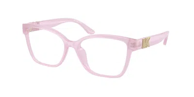 Michael Kors Mk4094u Karlie I 4033 Women's Glasses Purple Size 53 - Free Lenses - Blue Light Block Available In Pattern