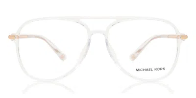 Michael Kors Mk4096u Ladue Women's Glasses, Clear, Size 56 In White
