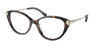 Michael Kors Mk4098bu Savoie 3006 Women's Glasses Tortoiseshell Size 53 - Free Lenses - Blue Light Block Availabl In Green