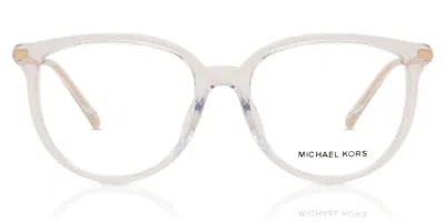 Michael Kors Mk4106u Westport Women's Glasses, Clear, Size 54 In Metallic