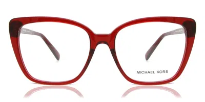 Michael Kors Mk4110u Avila Women's Glasses, Red, Size 53