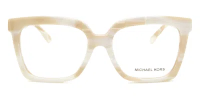Michael Kors Mk4119u Nassau Women's Glasses, White, Size 53 In Neutral