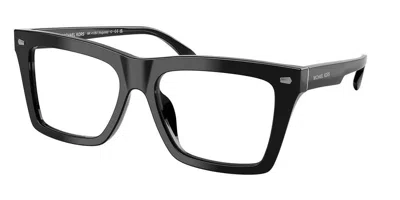 Michael Kors Mk4128u Augusta Men's Glasses, Black, Size 56