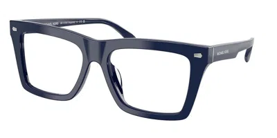 Michael Kors Mk4128u Augusta Men's Glasses, Blue, Size 54 In Metallic