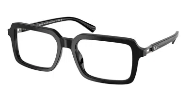 Michael Kors Mk4130 Yellowstone Men's Glasses, Black, Size 55