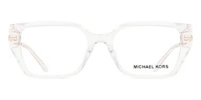 Michael Kors Mk4134u Crete Women's Glasses, Clear, Size 52 In White