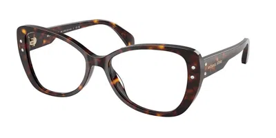 Michael Kors Mk4138b Cervinia Women's Glasses, Tortoiseshell, Size 54 In Brown