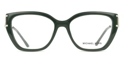 Michael Kors Mk4140u Bierzo 4006 Occhiali Da Vista Verdi Per Donna (solo Montatura) In Green