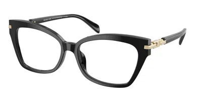 Michael Kors Montego Bay Cat-eye Glasses In Black