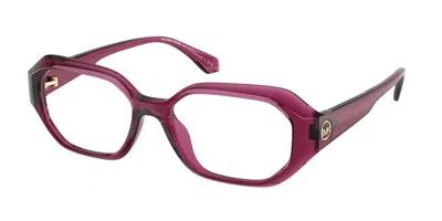 Michael Kors Mk4147u Islamorada 4020 Occhiali Da Vista Rossi Per Donna (solo Montatura) In Pink